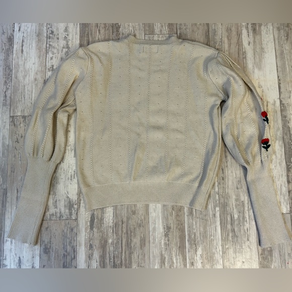 Cider Embroidered Floral Sweater - Picture 6 of 7